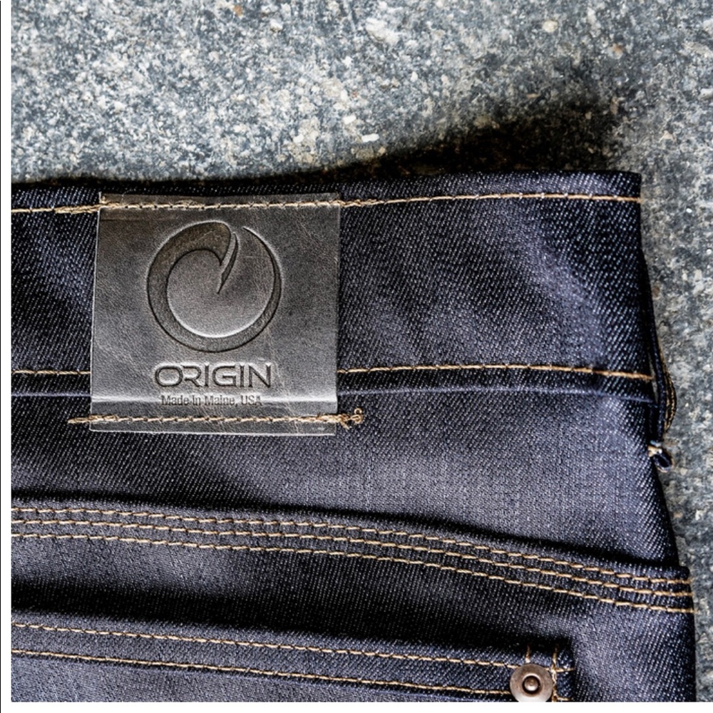 Origin Delta Jeans made in America from American Cotton.